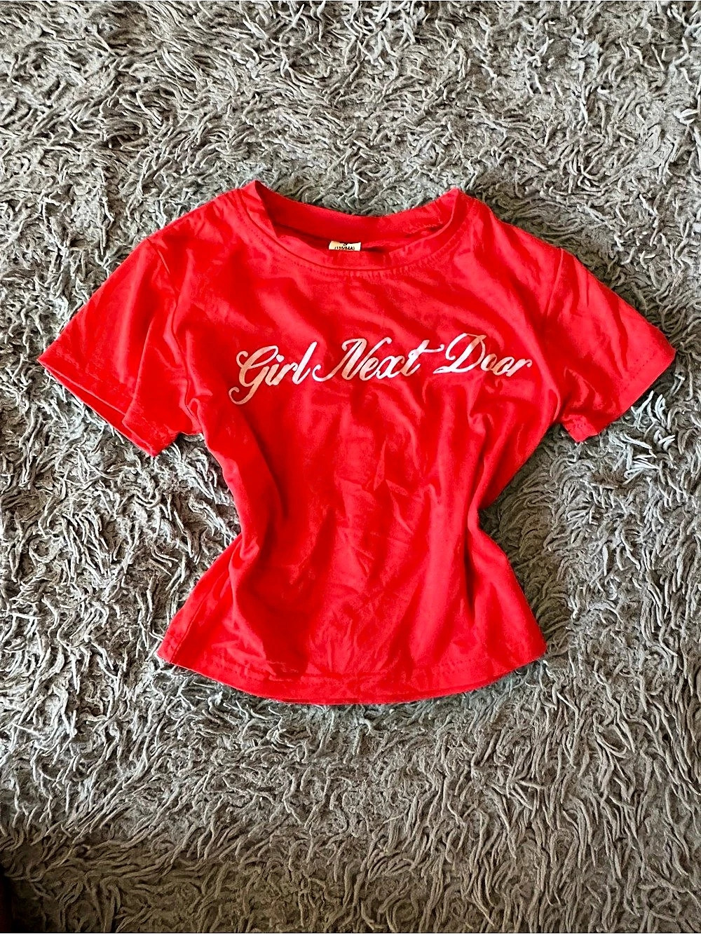 Girls Next Door Red Short Sleeve Tee